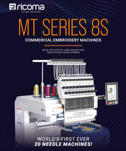 Máquina de Bordar Computarizada <span class=keywords><strong>RICOMA</strong></span> de Una Cabeza con 20 Agujas MT 2001 de Alta Precisión Multifuncional Directo de Fábrica - Product Image 3