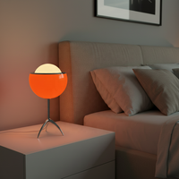 Nouvelle lampe de table LED décorative moderne en verre G9 pour bureau, salle à manger et chambre à coucher