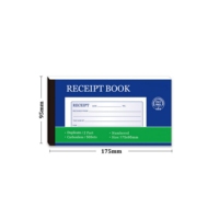 Carnet de reçus autocopiants à couverture rigide de 7 pouces, 3 feuillets, blanc et jaune, avec logo personnalisé pour les transactions et les appels de service
