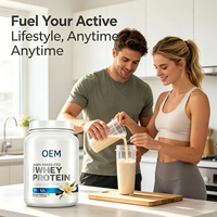 Protein Isolat Whey dari Sapi Ternak Bebas Rumput - Rasa Vanilla Deluxe untuk Dewasa, 20g Protein, Formula Bersih untuk Pertumbuhan Otot