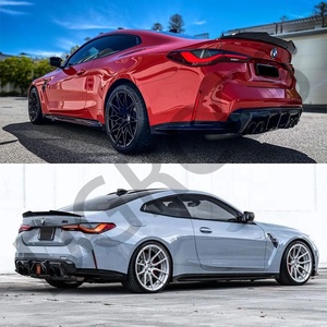 For M4 G82 <b>Double</b> Door Coupe 2020-2024 Carbon Fiber Complete Set of Modified Front Lip and Rear Lip Spoiler Accessories - Product Image 6