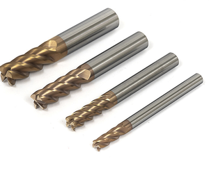 4 Square <strong>Nose</strong> <strong>End</strong> <strong>Mill</strong> Carbide TiSiN Coated 10MM Cutting Edge Milling Cutter for CNC Machining Center HRC55 OEM/ODM Support - Product Image 4