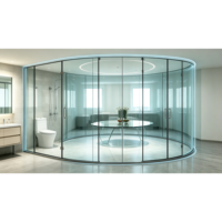 Verre trempé double couche insonorisant, écoénergétique, écologique et haute résistance de 4 mm à 19 mm pour escaliers solaires extérieurs, bâtiments et hôtels