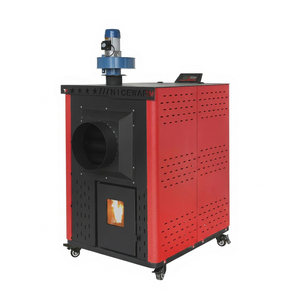 Four à granulés à air chaud de petite taille pour usage commercial, série 380D, autoportant, puissance de chauffage de 43 kW, surface de chauffage de 300 m² - Product Image 1