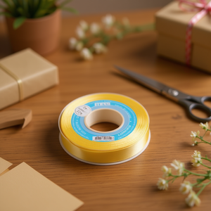 Nastro in Raso Iln 2.0cm 25Y Colore Champagne D37 - Product Image 3