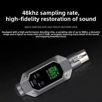 Système de microphone sans fil XLR XTUGA C-950 avec récepteur audio UHF double/simplé, émetteur, suppression du bruit, portable, en plastique, dynamique