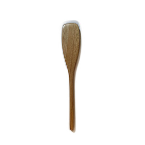 Sunshine Hemu Wooden Spatula Acacia Wood Long Handle Nonstick For Stir Frying Salad Mixing - Product Image 5