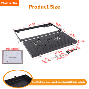 Estante de almacenamiento multifuncional de Metal para puerta trasera de coche plegable Compatible con Jeep Wrangler 2018 + Accesorios Automotrices - Product Image 2