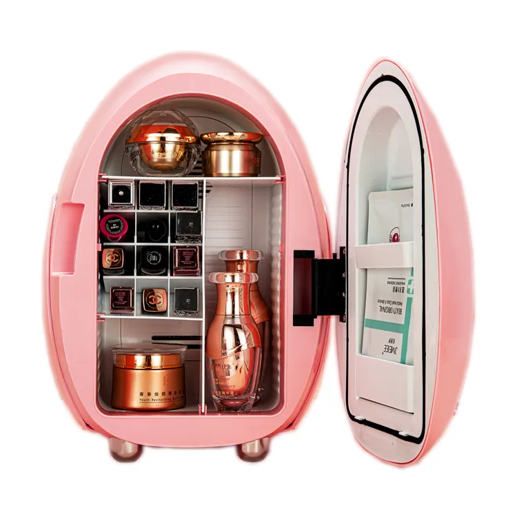 Neues Produkt Logo Anpassen 8L tragbare Mini Kosmetik Kühlschrank Kühlschrank Mini Make-up Kühlschrank für die Hautpflege