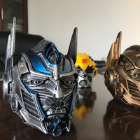 Asbak Kreatif Berbentuk Anime, Pot Bunga Hias, Hadiah untuk Pacar, Ornamen Kepala Transformers Optimus Prime
