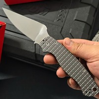 Couteau d'extérieur en alliage d'aluminium CN SDC81, mini couteau de survie portable pour la randonnée et le camping