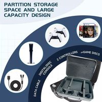 HOT PS5 Pro Spiele konsole Aufbewahrung koffer Reisetasche Trage tasche mit großer Kapazität für Playstation 5 Pro Headset