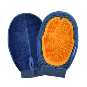 Guantes de limpieza y masaje para mascotas Histotree, cepillo de doble cara de TPR para eliminar el pelo de perros y bañarlos - Product Image 2