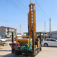 Foreuse hydraulique sur chenilles MKDQZ-400 à commande pneumatique pour puits d'eau, profondeur 400m, équipement de forage DTH pour projets d'eau, directement de l'usine