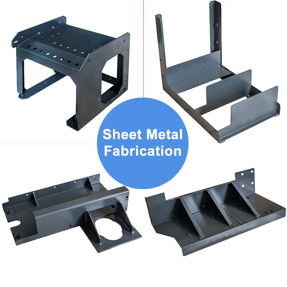 OEM ODM high-grade customized large laser cutting  bending  welding  assembly  sheet metal processing parts metal forming