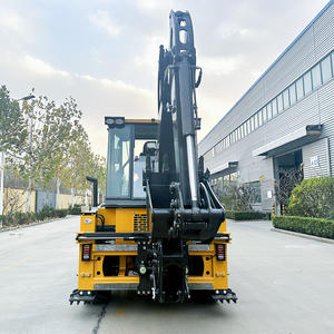 मुफ्त शिपिंग आइटम नए उत्पाद मिनी लोडर बैकहोए 4x4 3 टन बैकहोए लोडर - Product Image 6