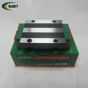 Smooth running HIWIN linear motion guide, spindle linear guideway HGW20HB for Heavy cutting machines