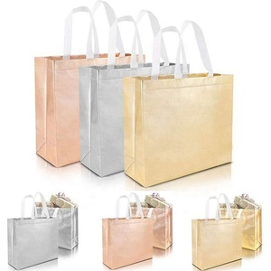 Sac fourre-tout en tissu non tissé réutilisable personnalisé Sac à provisions non tissé de Noël pour cadeau - Product Image 2