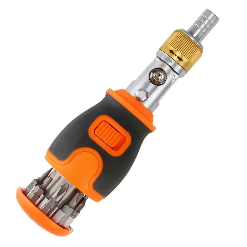 Multi-angle ratchet screwdriver 10 in 1