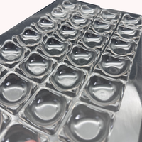 Emballage personnalisé en plastique PVC léger et carré pour chocolats, macarons, gâteaux et sucettes, contenants alimentaires adaptés aux animaux domestiques