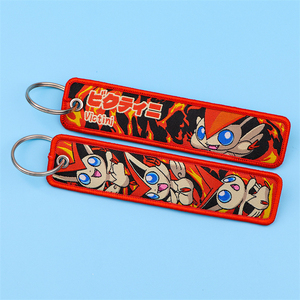 Vente en gros d'étiquette Pokemoned Anime porte-clés tissé lanière décoration de sac de voiture Anime - Product Image 5