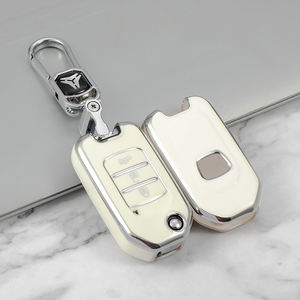 Premium Soft TPU Fold Autos chl üssel etui Abdeckung Shell für Honda Accord Civic CRV Jade XRV Elysion Schlüssel ringe Schlüssel bund Tasche Fabrik - Product Image 4