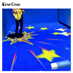 AR nhập vai tương tác tầng chiếu chiếu Trò chơi phần mềm + ladar hồng ngoại máy ảnh hỗn hợp phương tiện truyền thông sàn thiết bị quảng cáo - Product Image 3