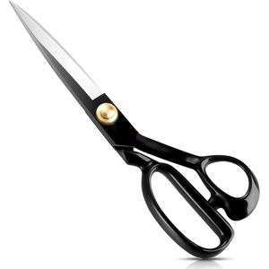 High Quality Stainless Steel Heavy Duty Clothing Tailoring <b>Scissors</b> Smooth Edge DIY Grade <b>Sewing</b> Accessories Soft Grip Plastic - Product Image 1