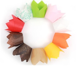 Taza de pastel de papel de tulipán, delineador de muffins blanco, proveedor profesional, precio de fábrica - Product Image 6