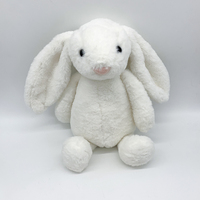Boneka Kelinci Plush Sublimasi Laris Manis, Mainan Hewan Isi Dakron, Squishy Kawauu Bahan Super Lembut, Logo Custom, Hadiah Anak, Grosir