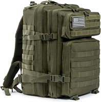 Sacs à dos tactiques pour hommes, grands, imperméables, pour la gym, vente en gros, personnalisés, 80L, 35L, avec harnais d'hydratation rouge et équipement tactique