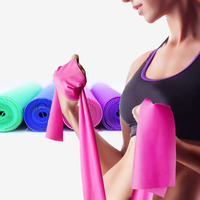 Estiramiento elástico Yoga Therabands entrenamiento gimnasio en casa bandas de ejercicio Fitness bandas de resistencia entrenamiento fisioterapia personalizado