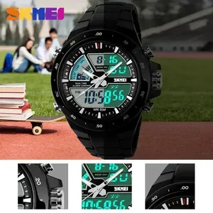 SKMEI 1016 Nouvelle Montre Homme Tendance Décontractée avec Alarme, Étanche, Chronographe et Double Affichage – Montre Sportive pour Homme - Product Image 4