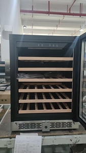 NE-403-12 Undercounter Built-in <b>Compressor</b> Precise Touch Control Thermostat Glass Door Wine Cooler Refrigerator - Product Image 3