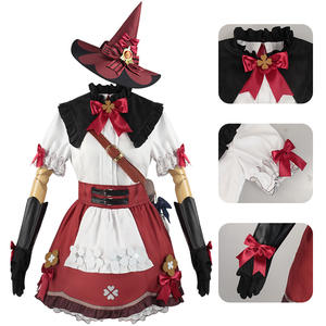 Genshin Impact Klee nouvelle peau Cosplay Costume Uniforme Jacquard Tissu Perruque Anime Style Chinois Halloween Costumes pour Femmes Jeu - Product Image 2