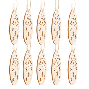 Chips di legno a forma di uovo di pasqua a forma di uovo con design personalizzato per disegnare e dipingere fette di legno solide - Product Image 1