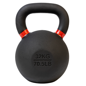 Venta al por mayor Fitness <span class=keywords><strong>16</strong></span> 20 24 <span class=keywords><strong>kg</strong></span> de agarre ergonómicas logotipo personalizado único Color negro con recubrimiento de polvo de hierro fundido - Product Image 4