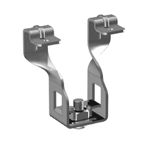 Crochets solaires robustes en acier zinc-aluminium-magnésium à griffes de tigre, clips de fixation PV anti-chute, kit de support solaire durable