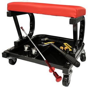 Tabouret de siège à roulettes de réparation automobile portable de 120kg dans un chariot de service de <span class=keywords><strong>garage</strong></span> - Product Image 1