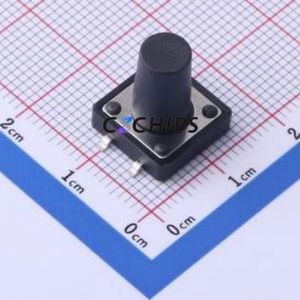 GT-TC149B-H140-L1 Tactile <b>Switch</b> SMD <b>Switch</b> Single Pole Single Throw Round Button 2.5N Vertical Mount - Product Image 1