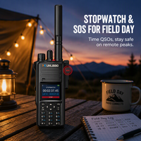 Radio bidirectionnelle XUNLIBAO pour radioamateurs 8608 10W Tri-bande Multi-bandes Clonage à une touche 199 canaux NOAA SOS Double charge pour SOTA POTA