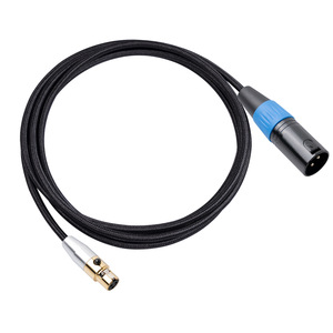 <span class=keywords><strong>Cable</strong></span> Mini XLR Hembra de 3 Núcleos de 1m para Tarjeta de Sonido en Vivo, Cámara, Altavoz de Coche, Monitor de Ordenador, Conductor de Cobre, PVC - Product Image 1