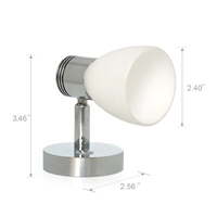 Lampe de lecture de bateau flexible réglable 12V LED Yacht RV lampe pour fournitures marines et accessoires de camping-car