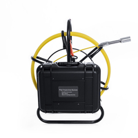 Caméra d'inspection de canalisation 1000TVL avec objectif 23 mm, capteur CMOS, moniteur LCD 9 pouces, câble de 20 m, 12 LED blanches et fonction DVR