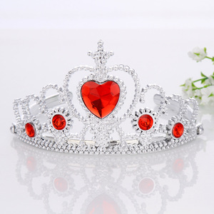 PC-0067 alta <span class=keywords><strong>per</strong></span> bambini in plastica diamante corona regina diadema corona principessa grazioso accessorio <span class=keywords><strong>per</strong></span> <span class=keywords><strong>festa</strong></span> di <span class=keywords><strong>compleanno</strong></span> accessorio Costume di Halloween - Product Image 4