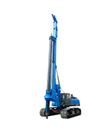 Perceuse hydraulique diesel DR-220 pour pieux, profondeur 50m - Machine de forage avec moteur Cummins pour la construction