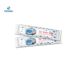 Individually Wrapped Dashboard Car Accessories Travel Cleaning disposable Car Wipes