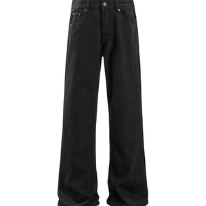 미국 복고풍 부츠 컷 청바지 하이 스트리트 루즈핏 캐주얼 바지 - Product Image 1