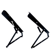 Tige hydraulique de levage pour cadre de lit Queen-size avec ressort à gaz, construction en acier pour support de tatami, élévateur de lit à grande capacité de rangement