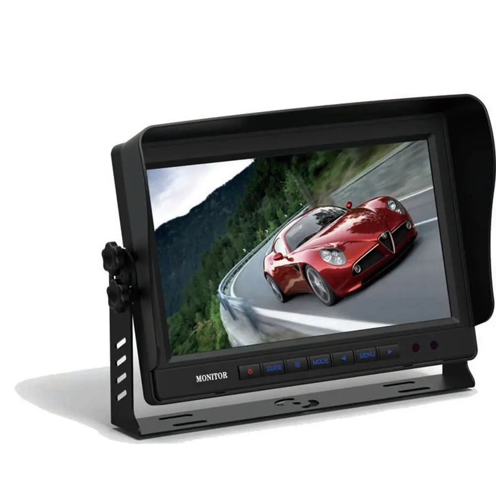 Heavy Duty Wide Angle 9-36v 1080p Cctv Set Car Dvr 4 Camera Dash Cam Dvr 9 Inch Quad Monitor Bus 360 Truck Camera System